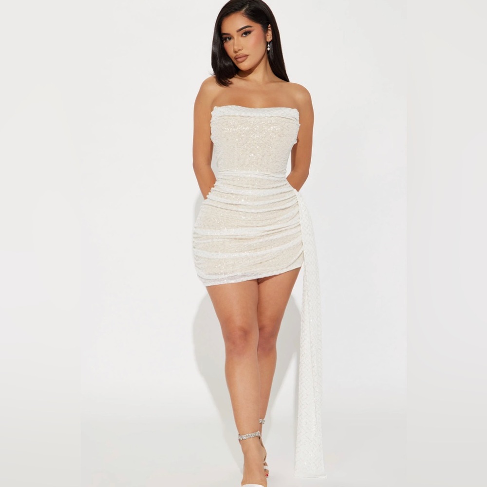 COPY - White Sequin Dress